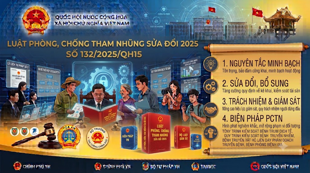 Luật Phòng, chống tham nhũng sửa đổi 2025, số 132/2025/QH15